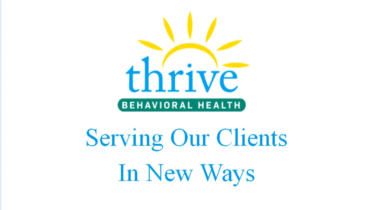 Thrive's Response to the COVID-19 Pandemic on Vimeo