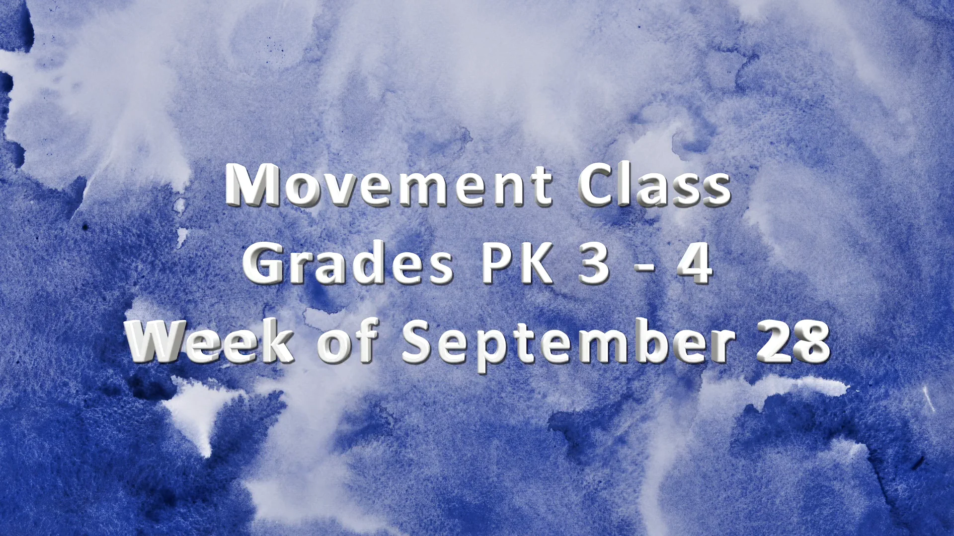 Movement Week 4 on Vimeo