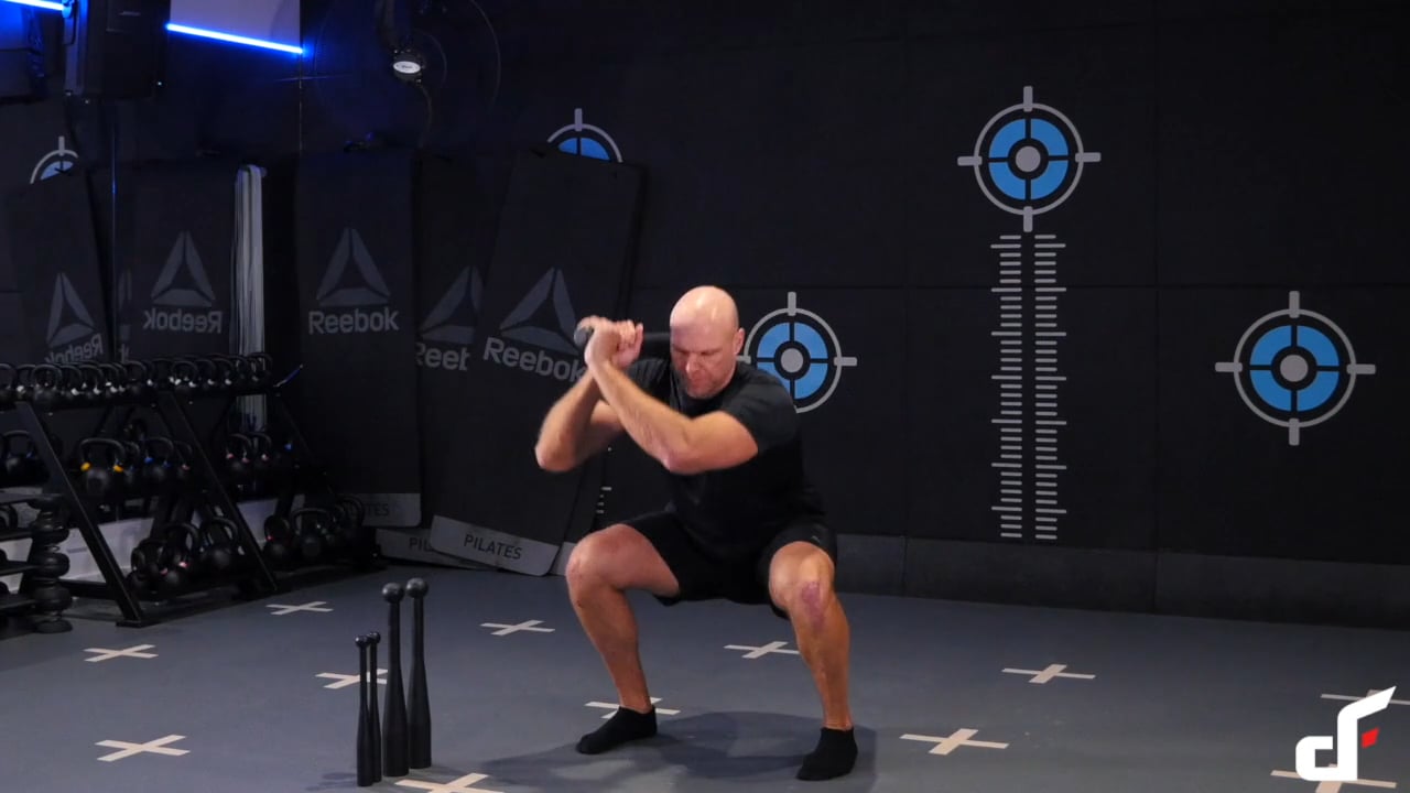 Steel Club Two Handed Shoulder Clean on Vimeo