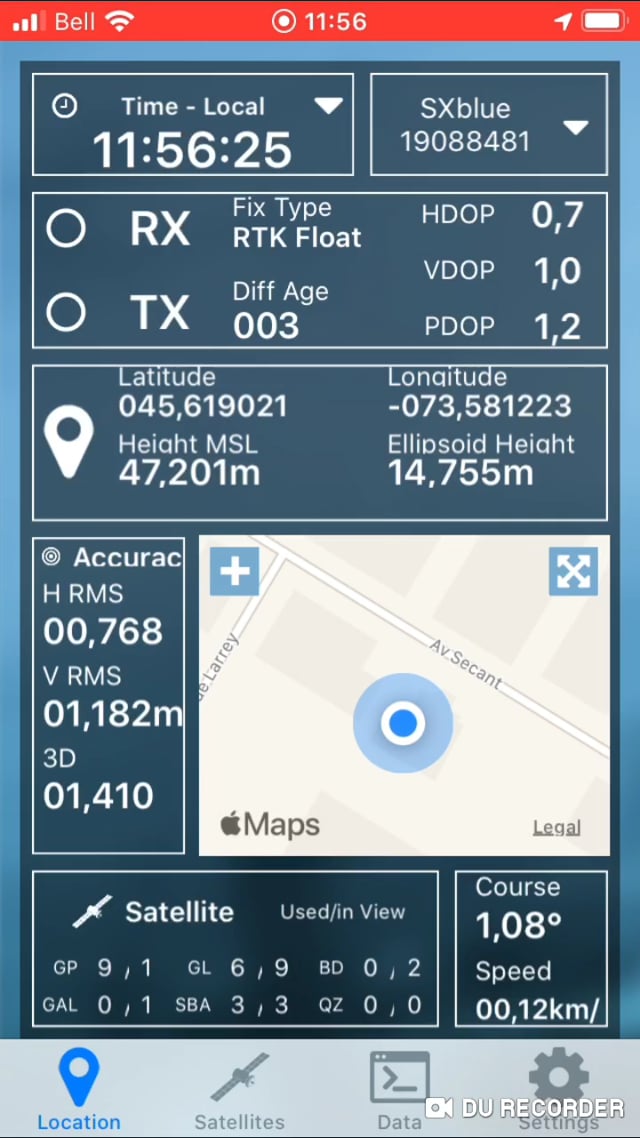 A Platinum with Sxbluetoolbox NTRIP - ESRI Collector RTK