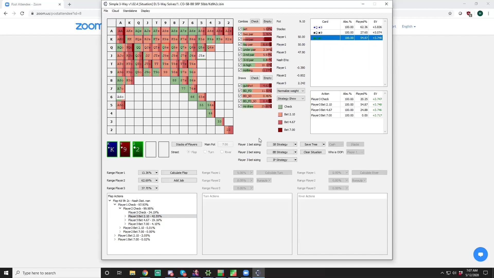 3way Solve (K92) – BB Defend