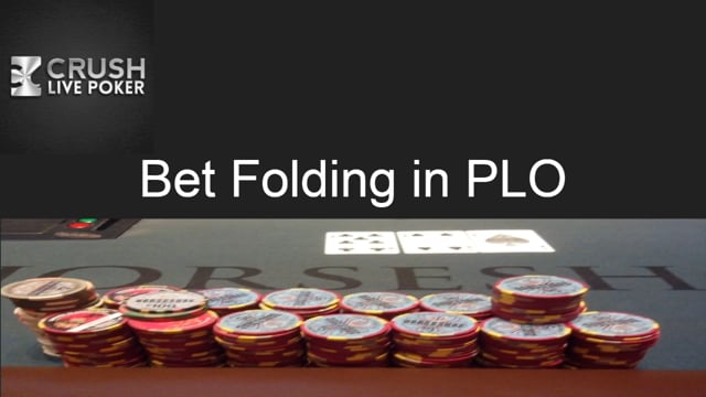 #Battle22: Bet Folding in PLO