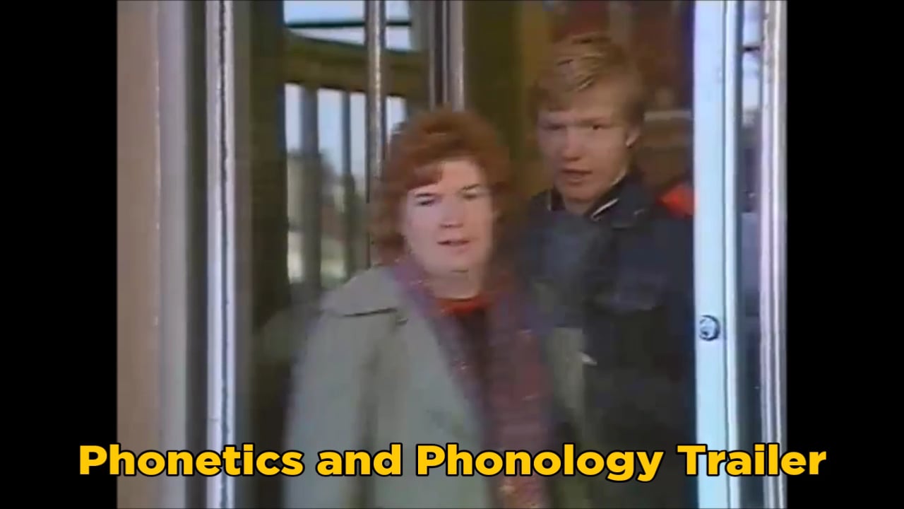 Watch Phonetics and Phonology Online | Vimeo On Demand on Vimeo