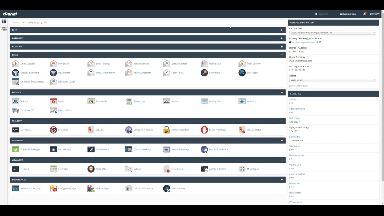 cPanel - Main on Vimeo