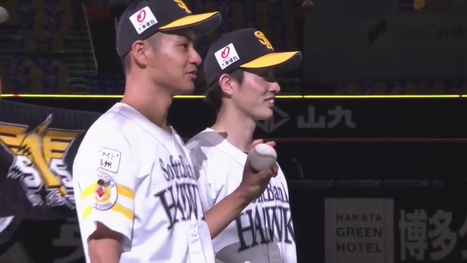 ホークス・周東選手・大竹投手ヒーローインタビュー 8/13 H-B