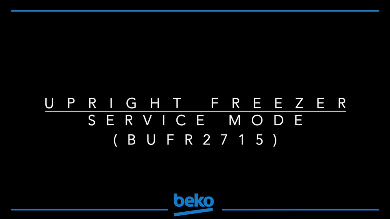 Beko BUFR2715MG Upright Freezers