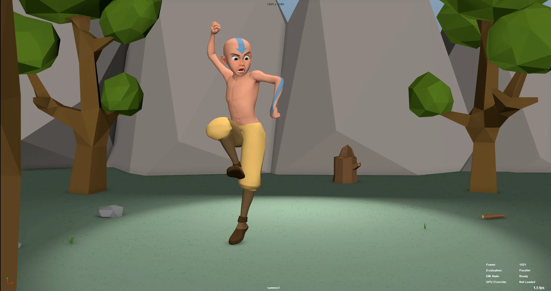 Aang [Animation Test] on Vimeo