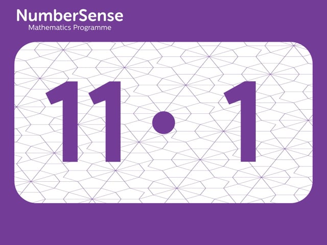 NumberSense Manipulating Numbers: Level 11, Task 1 (Gr.3, T.3, Wkbk 11)