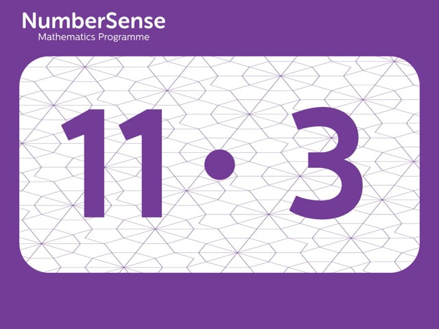 NumberSense Manipulating Numbers: Level 11, Task 3 (Gr.3, T.3, Wkbk 11)