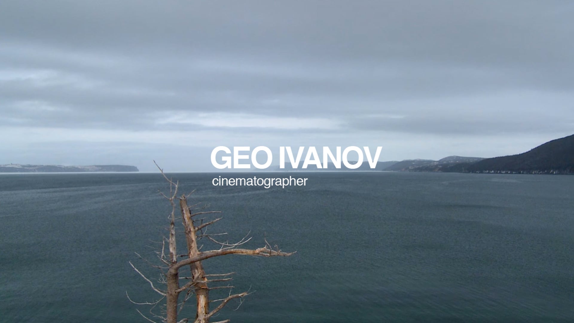 Geo Ivanov / cinematographer