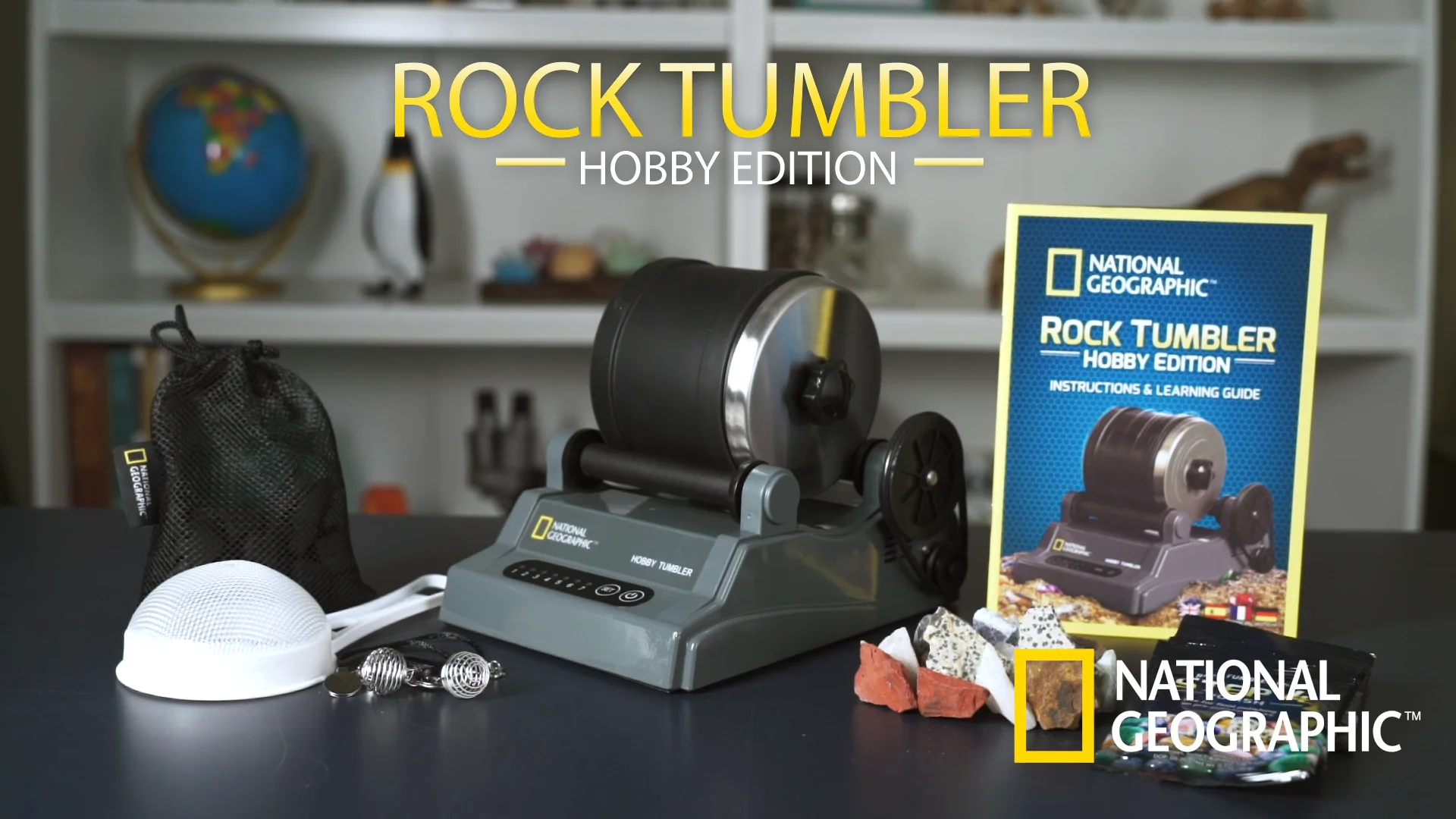 National Geographic national geographic hobby rock tumbler kit
