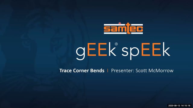 Geek Speek网络研讨会 - 角弯曲：有没有问题？