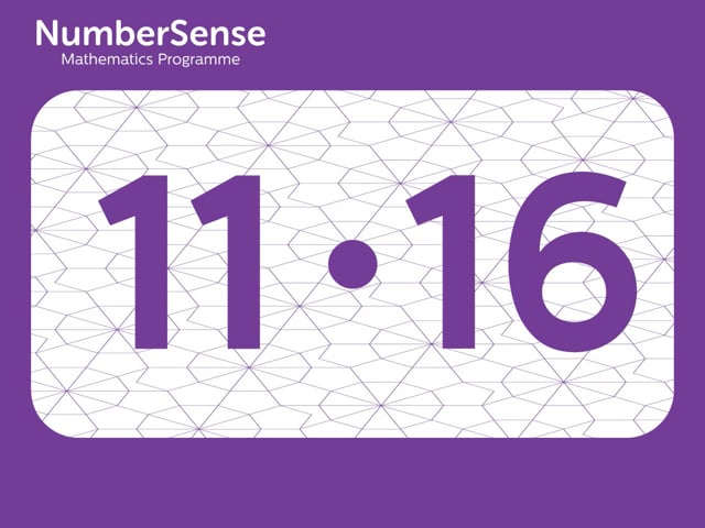 NumberSense Manipulating Numbers: Level 11, Task 16 (Gr.3, T.3, Wkbk 11)