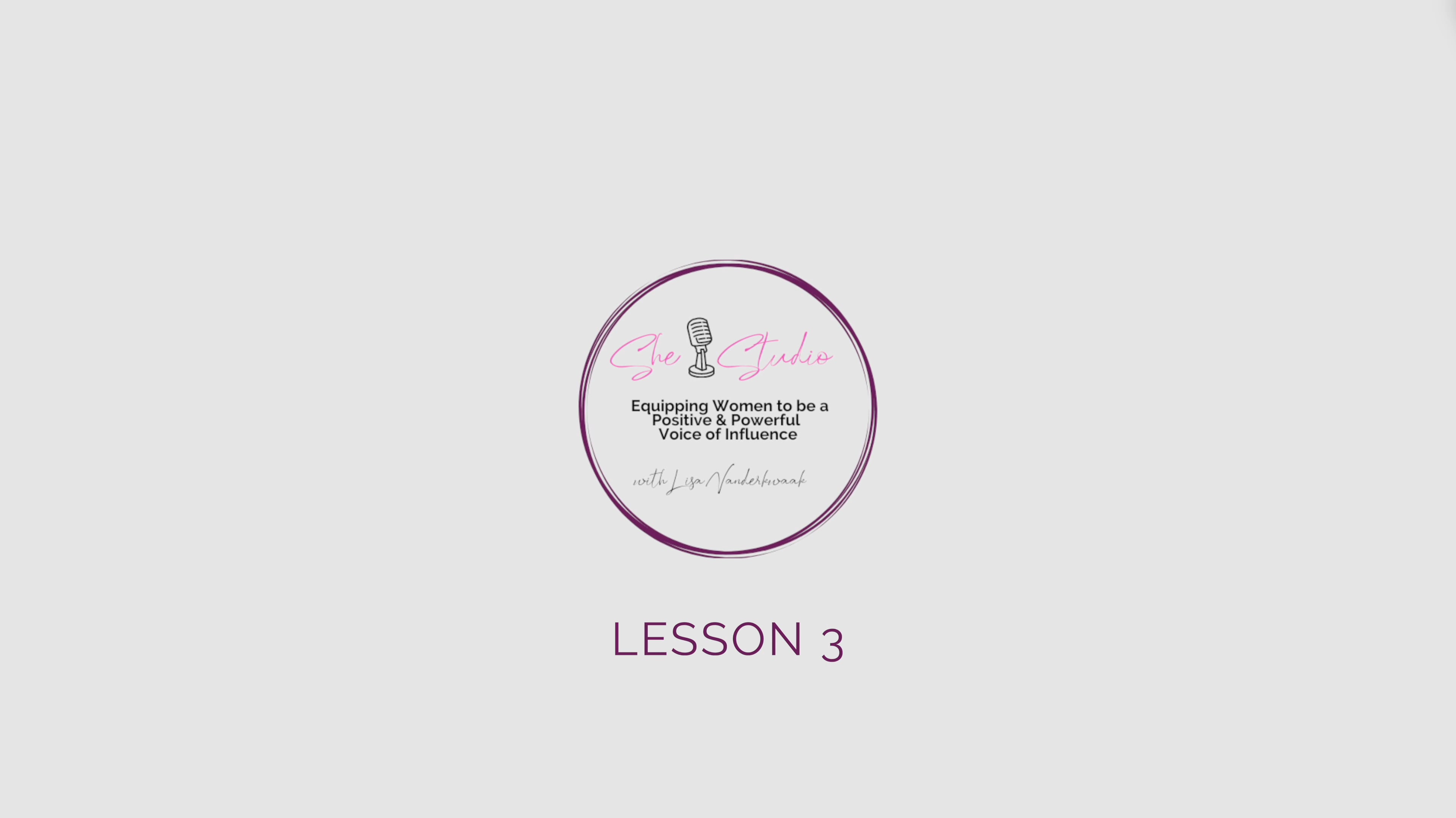 MODULE 0 - LESSON 3 on Vimeo
