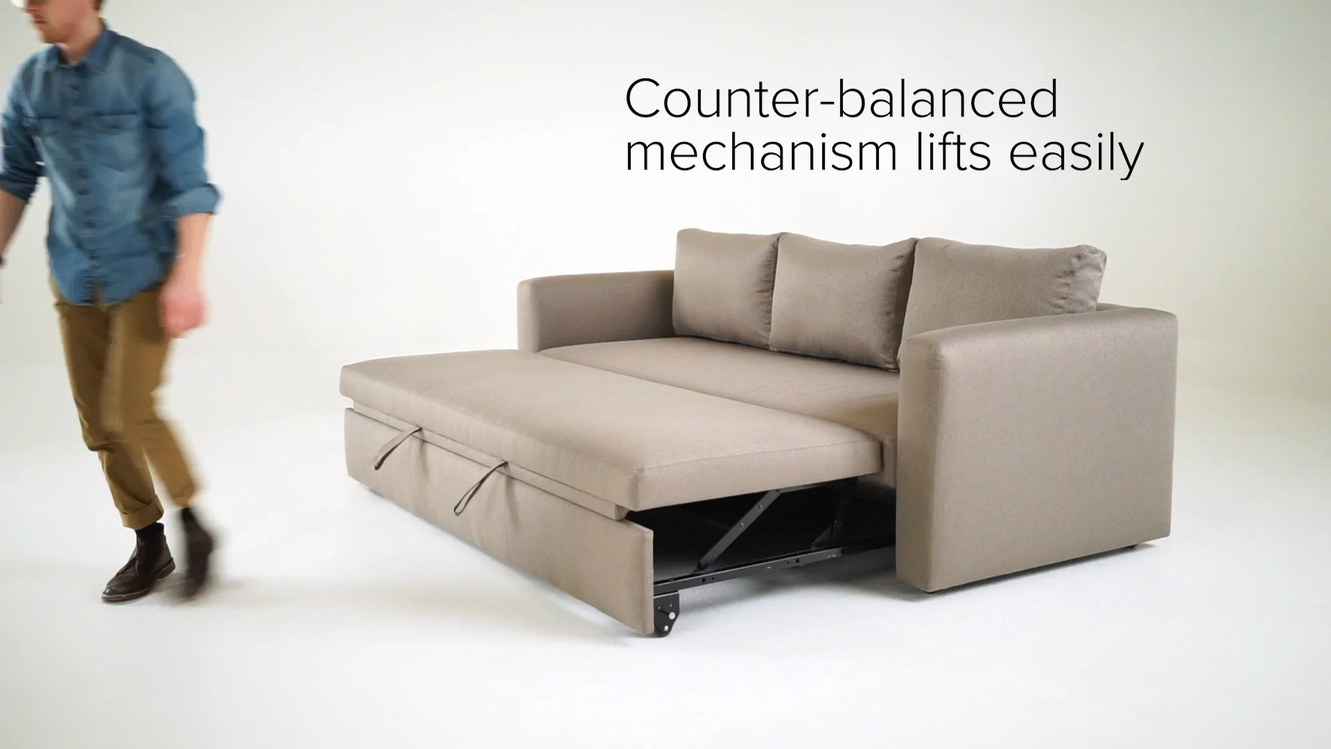 Pop up platform sleeper outlet sofa