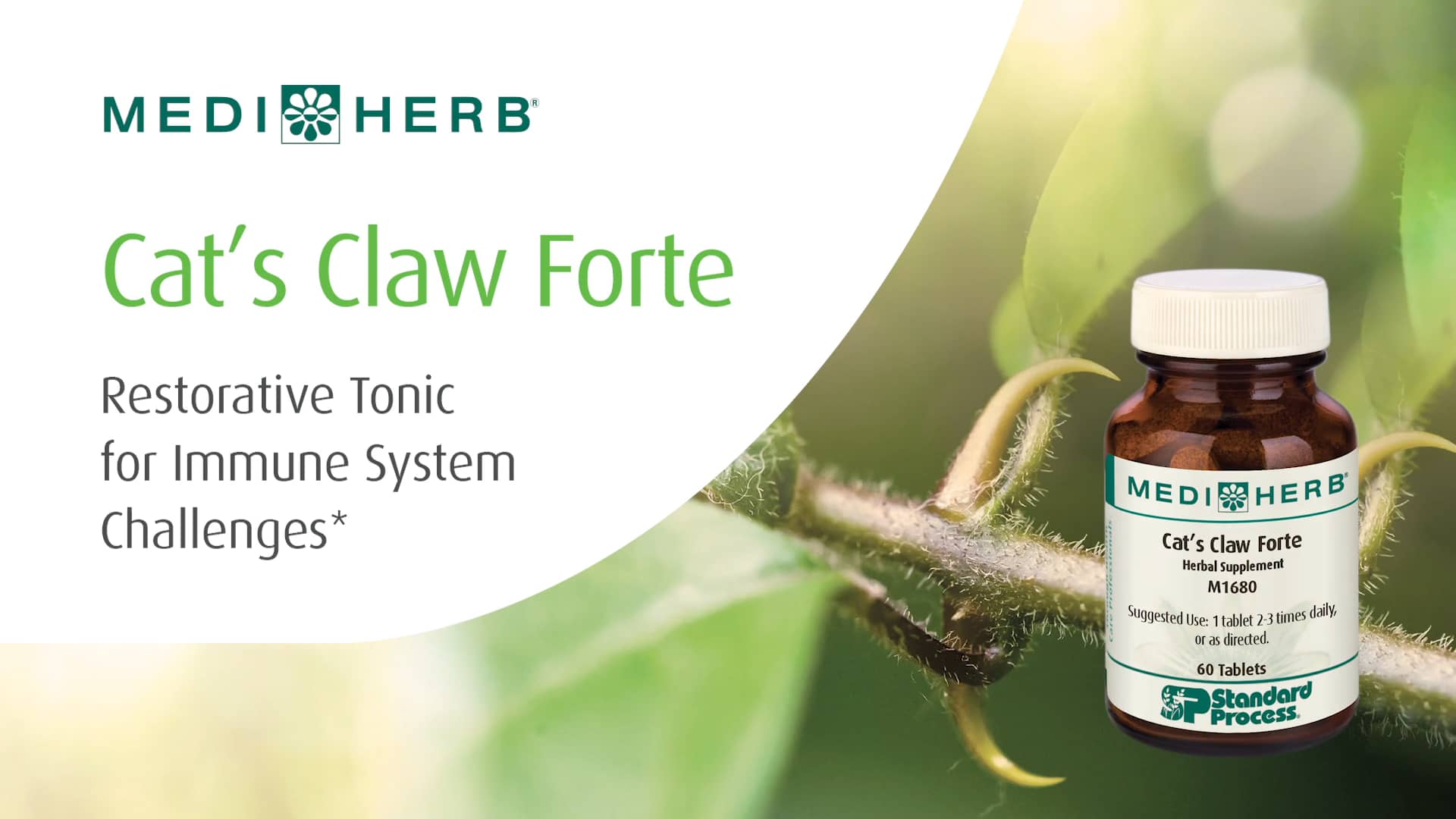 Cat's Claw Forte Restorative Tonic for Immune System Challenges on Vimeo