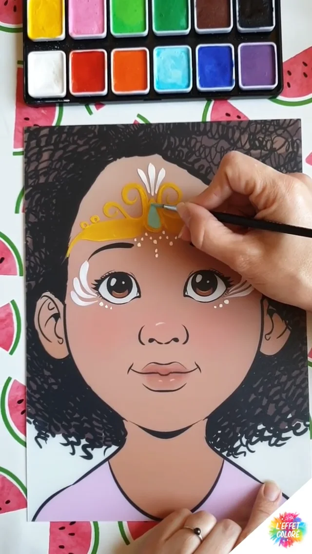 Peut-on maquiller avec des marqueurs Posca ? - Animation maquillage enfant  - Belly painting - L'effet coloré