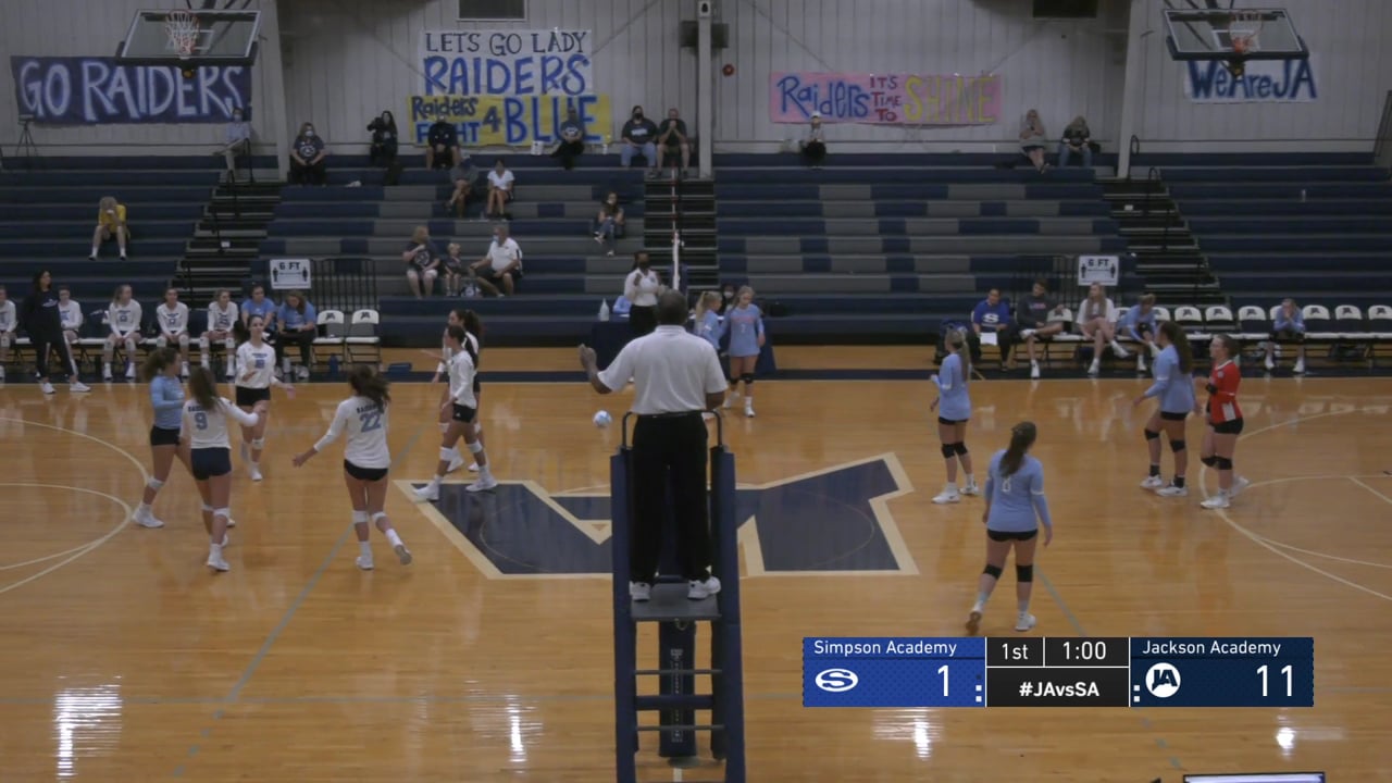 Varsity Girls Volleyball vs Simpson - 08-15-20