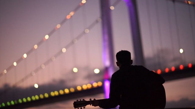 alone sad boy in love with guitar