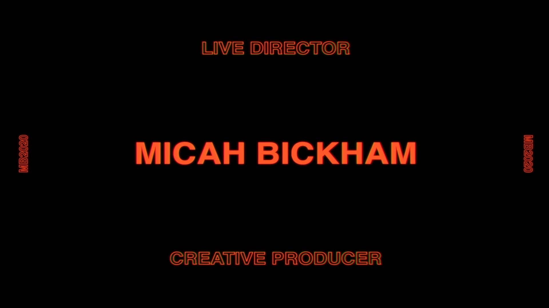 MICAH BICKHAM // 2020 REEL on Vimeo