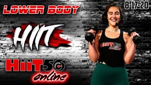 Hiit Class | Lower Body | with GiGi | 8/17/20