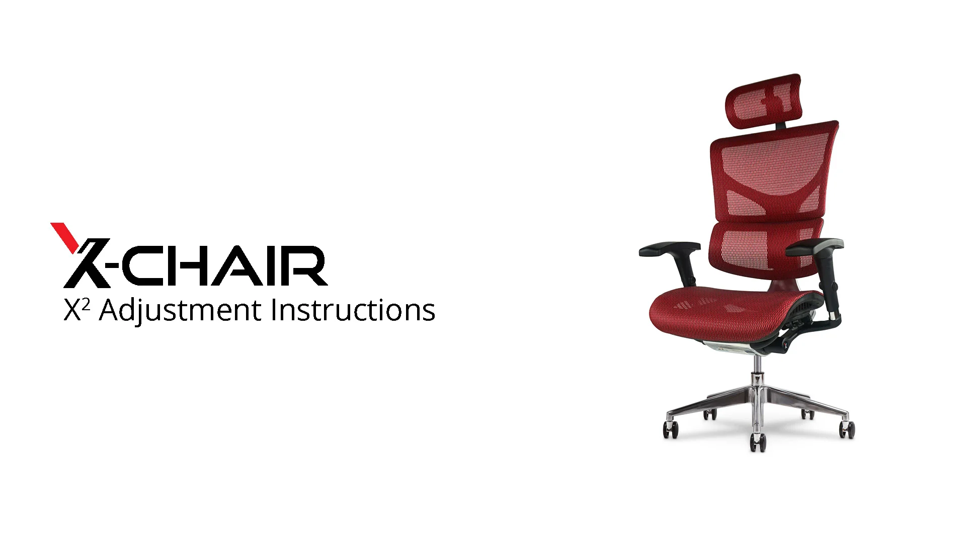  X-Chair X2 Management Task Chair, Black K-Sport Mesh Fabric  with Headrest - Ergonomic Office Seat/Dynamic Variable Lumbar  Support/Floating Recline/Highly Adjustable/Perfect for Long Work Days :  Office Products