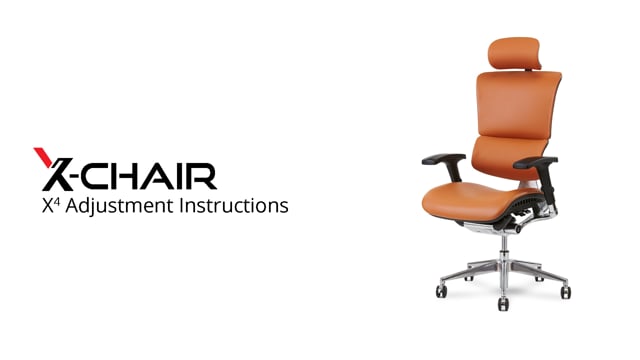 X4 Leather Executive Chair + Headrest (Black) video thumbnail