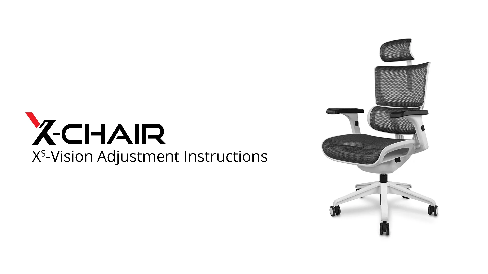 X-Chair  X4 + X-Tech Adjustment Instructions on Vimeo