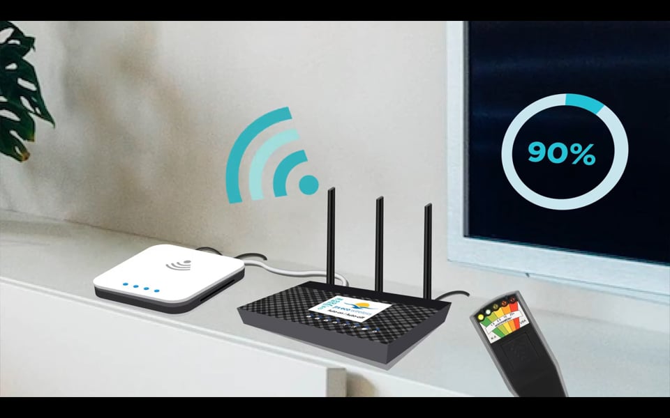 Der JRS Eco 100 WLAN-Router