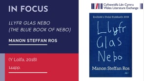 Manon Steffan Ros on Llyfr Glas Nebo