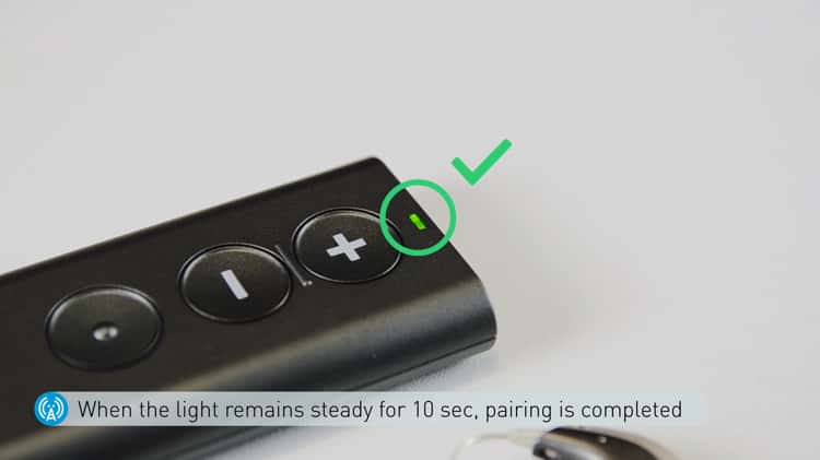 How to pair the RC-A remote control on Vimeo