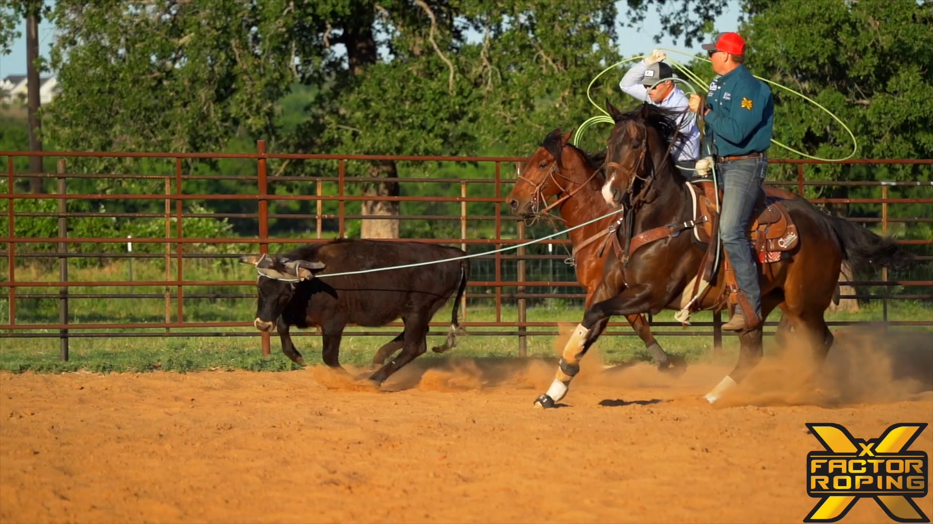 Keeping Young Horses Consistent Through The Corner with Rhett Baker X