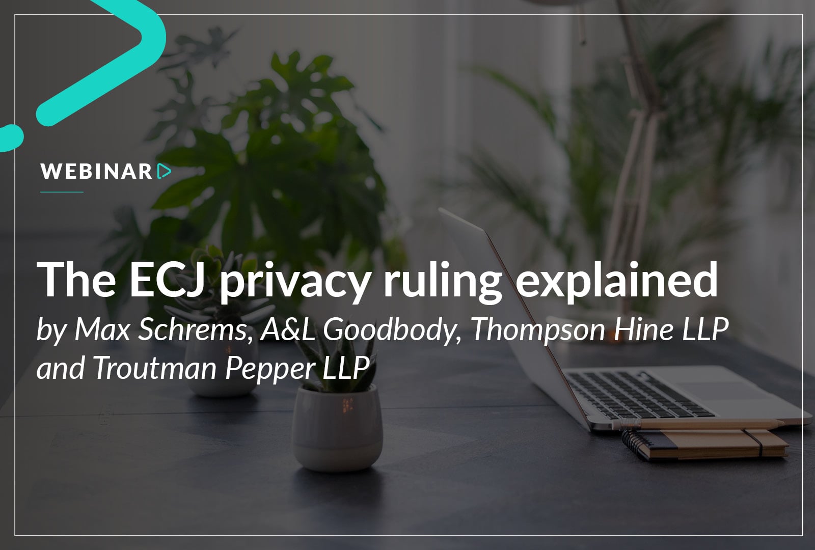 The ECJ privacy ruling explained by Max Schrems, A&L Goodbody, Thompson