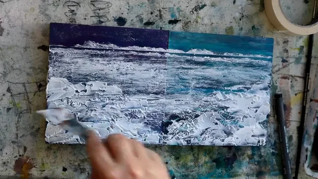 Video: Rocky Seascape Painting with Texture Paste – Marion Boddy-Evans