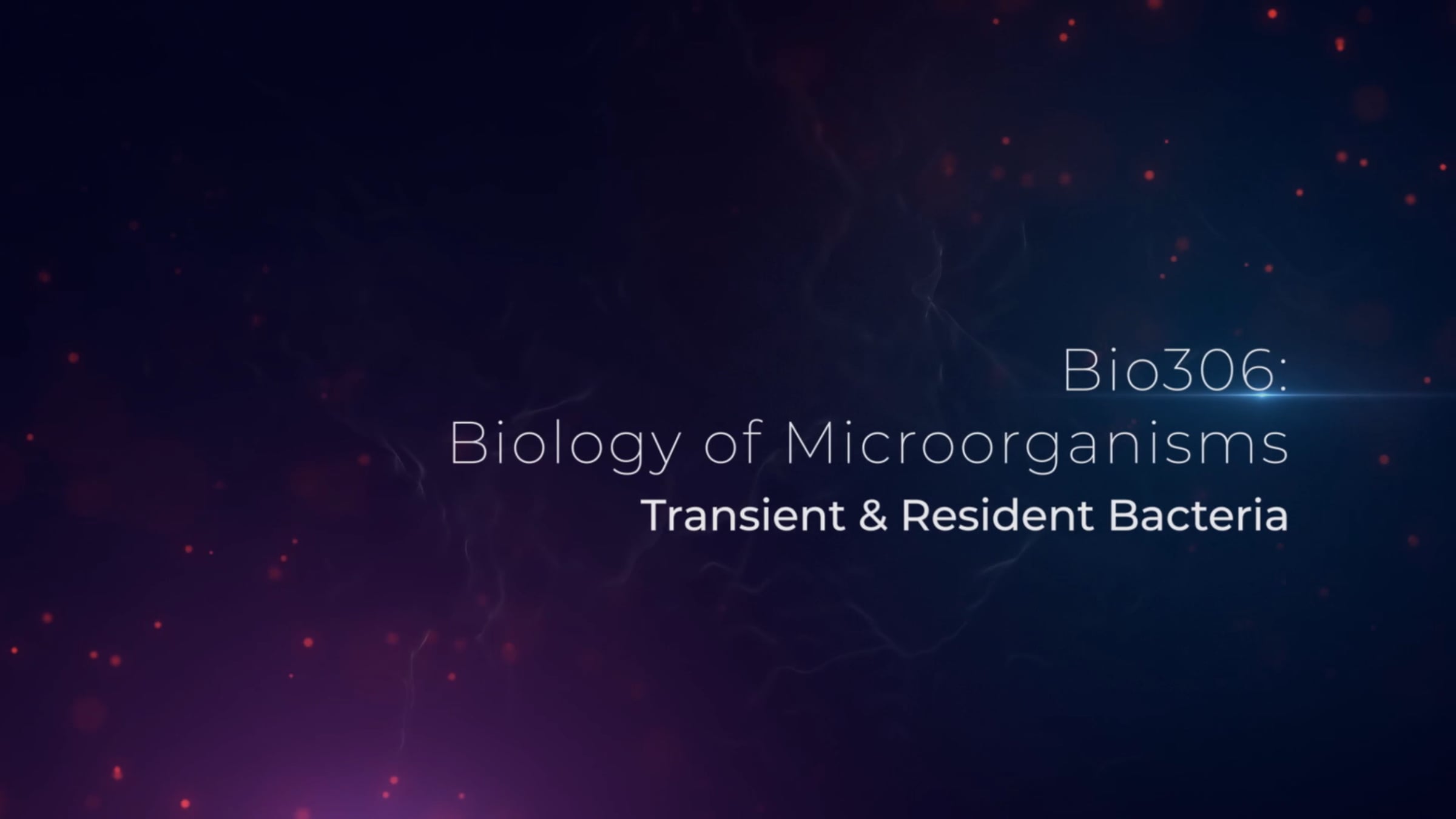 Bio306_TransientAndResidentBacteria | Videos & Movies on Vimeo
