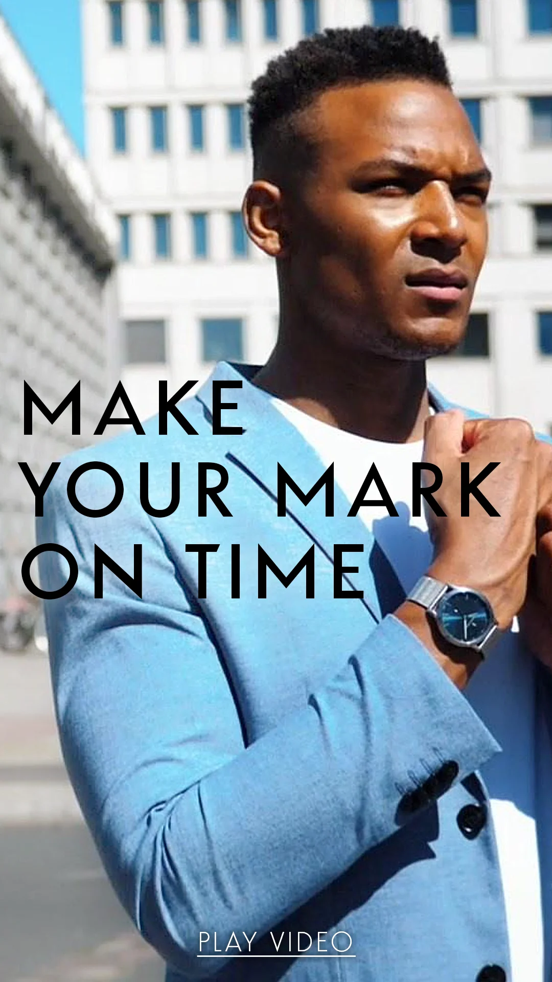 Huxley Blue Orange - mesh blue | All Watches | Watches