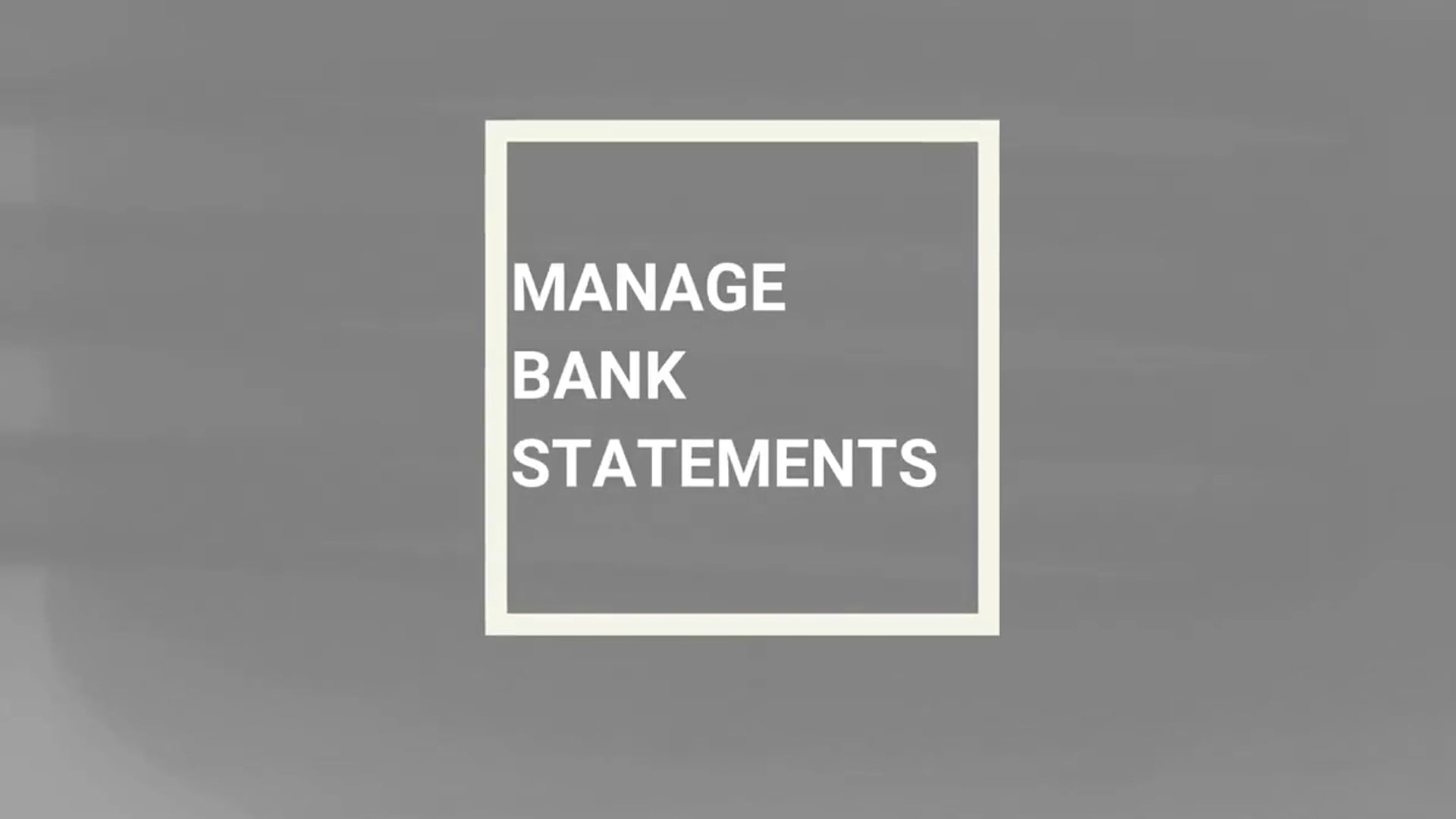 SAP Treasury - Manage Bank Statements