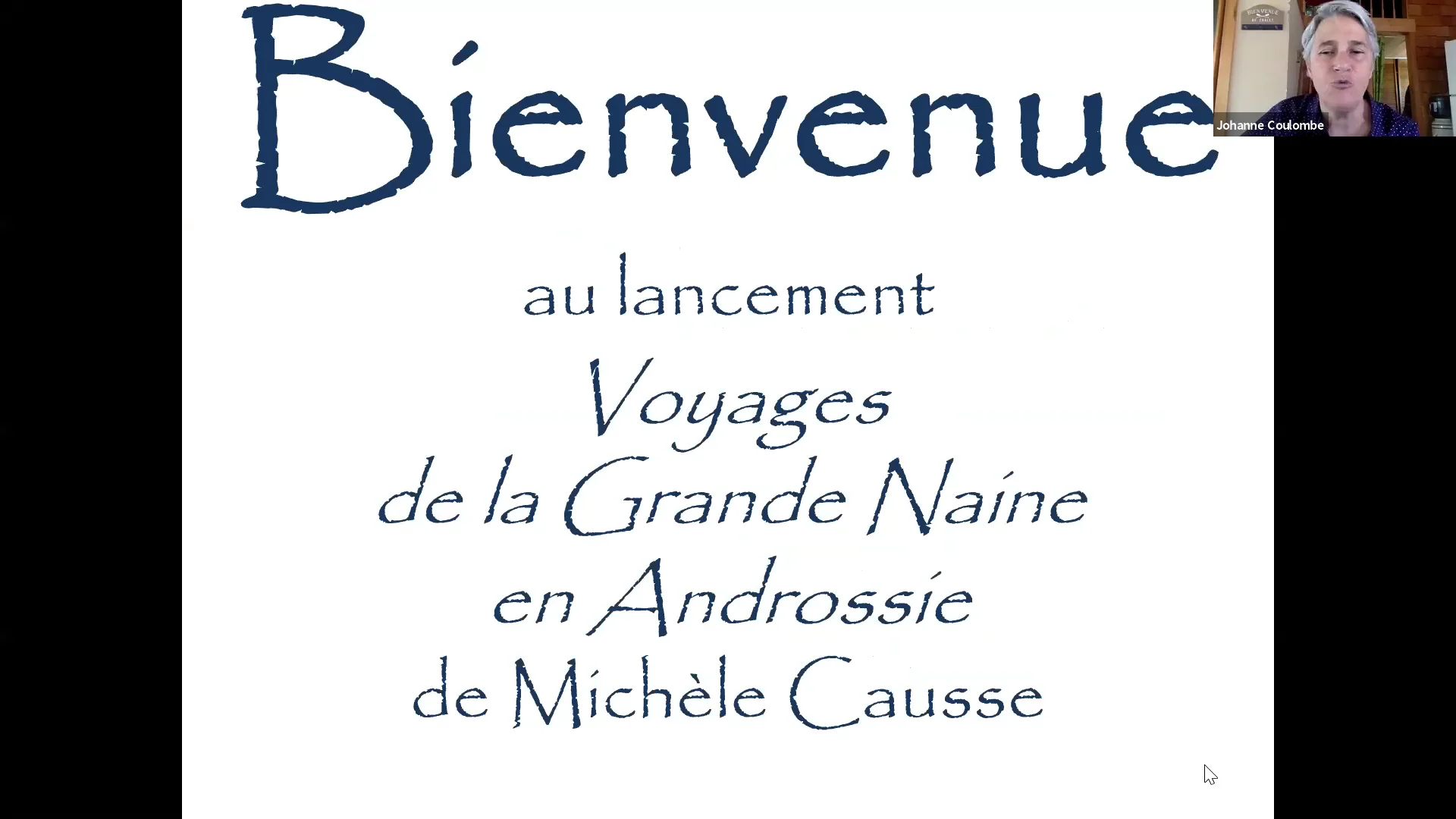 Lancement de la r dition du livre de Mich le Causse Voyages de la Grande Naine en Androssie