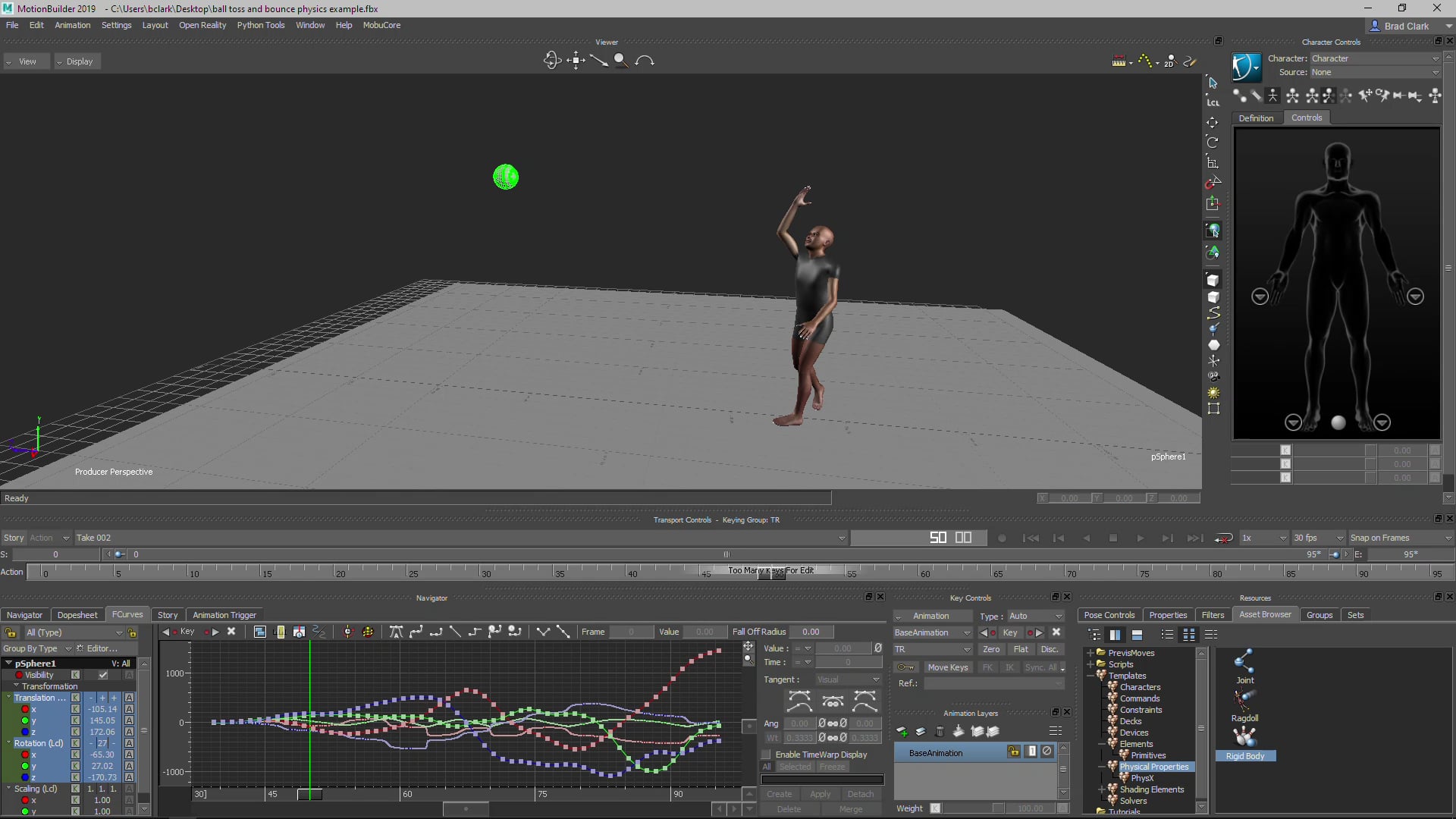 MotionBuilder #AnimTip Quick Tutorial on the Physics solver for ...