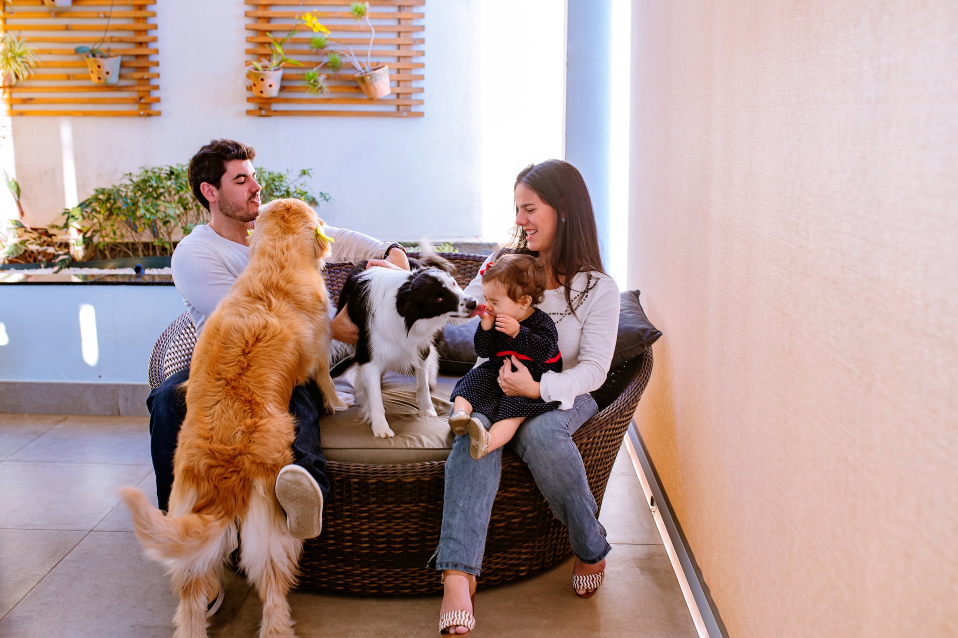 Ensaio de 1 ano da Letícia em tempos de pandemia 