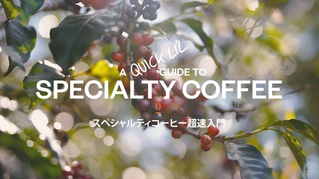 A Quick Li’l Guide to Specialty Coffee (Japanese)