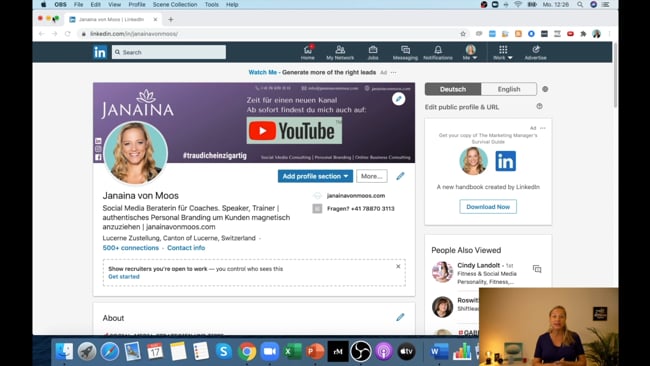 Kontakte exportieren auf LinkedIn