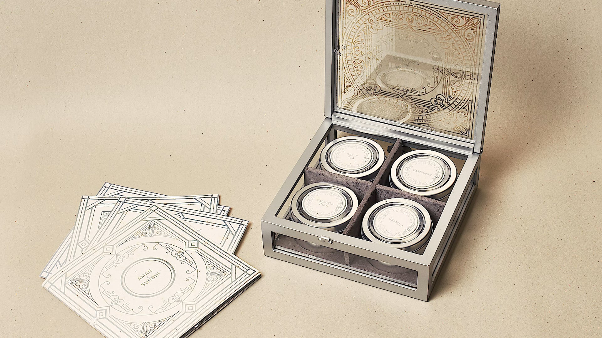 Silver Wedding Gift Box