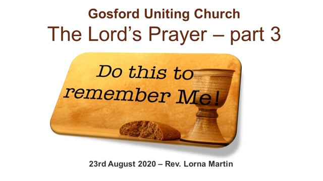 23rd August, 2020 - Rev. Lorna Martin