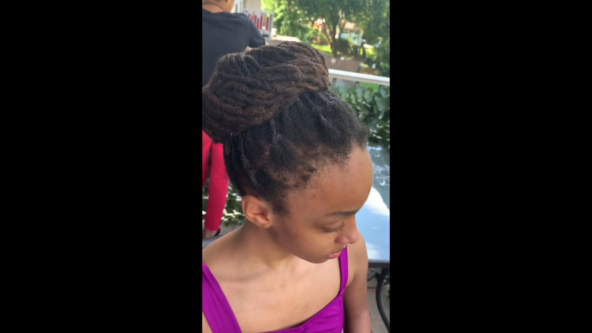Ballet Bun Tutorial for Locs or Braids