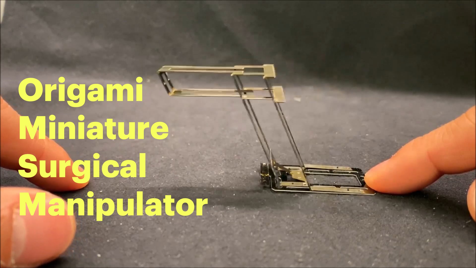 Origami Miniature Surgical Manipulator