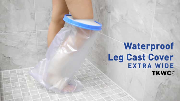 TKWC INC Water Proof Leg Cast Cover for Shower - #5738 - Watertight Foot  Protector