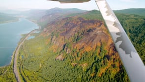 Eagle Creek Fire Flyover 2017- After The Gorge Fire