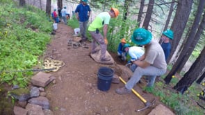 Angel's Rest Trail Rebuild After Gorge Fire 2017