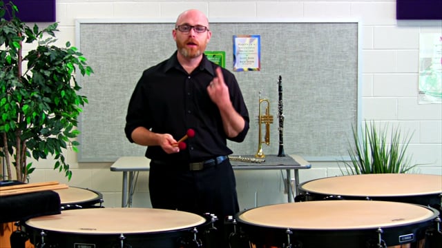 Accessory Percussion - 15 Timpani Playing Area
